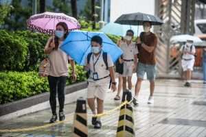 Hong Kong school kid